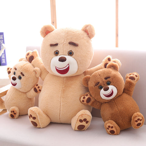 Hug bear plush toy