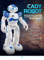 Children's interactive intelligent remote control robot educational toy