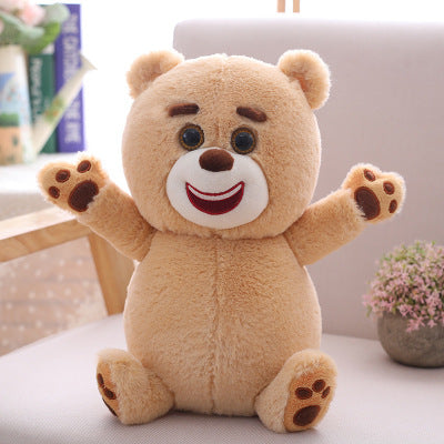 Hug bear plush toy