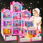 A girl toy model of a house